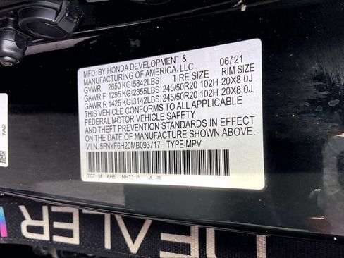 Used 2021 Honda Pilot Special Edition image 41