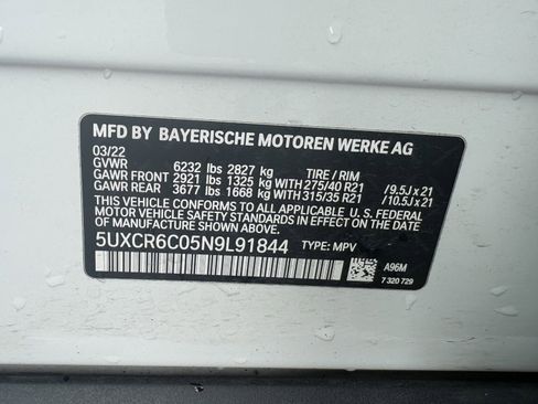 Certified 2022 BMW X5 xDrive40i AWD/4WD image 34