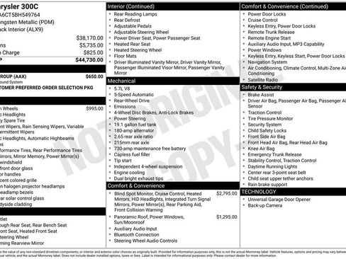 Used 2011 Chrysler 300 C w/ Sound Group RWD image 6