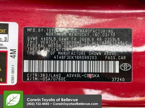 Used 2011 Toyota Camry XLE w/ SE/XLE Extra-Value Pkg image 24