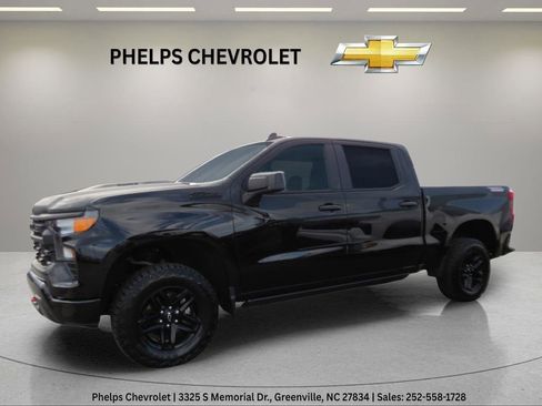 Certified 2025 Chevrolet Silverado 1500 Custom Trail Boss w/ LPO, Dark Essentials Package image 4