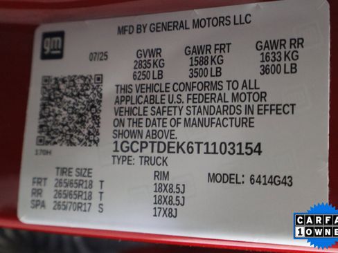 Certified 2026 Chevrolet Colorado Z71 w/ Technology Package image 33