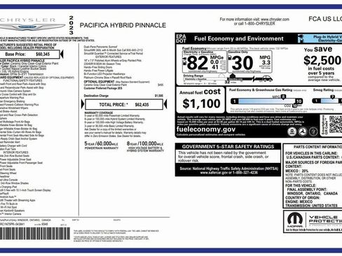 Used 2023 Chrysler Pacifica Pinnacle image 4