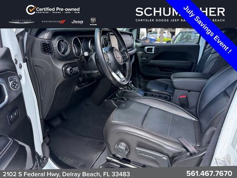 Used 2022 Jeep Wrangler Unlimited Sahara w/ LED Lighting Group AWD/4WD image 12