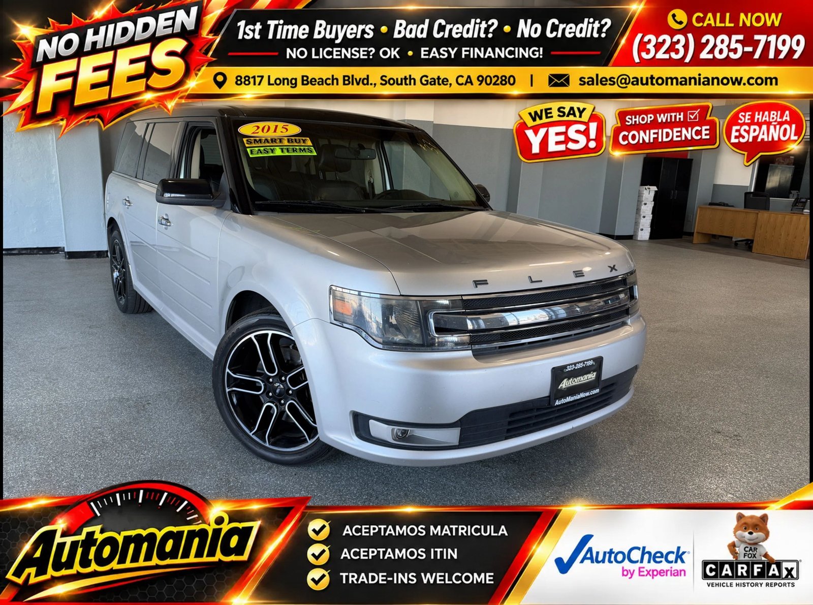 Used 2015 Ford Flex SEL w/ Equipment Group 202A FWD image 1