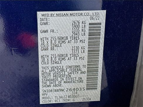 Used 2022 Nissan Pathfinder SV w/ SV Premium Package image 37