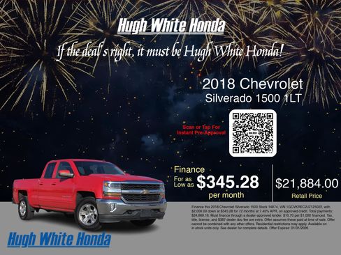 Used 2018 Chevrolet Silverado 1500 LT w/ All Star Edition image 3