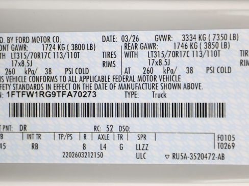Used 2026 Ford F150 Raptor AWD/4WD image 56