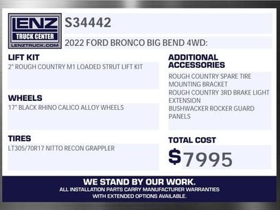 Used 2022 Ford Bronco Big Bend