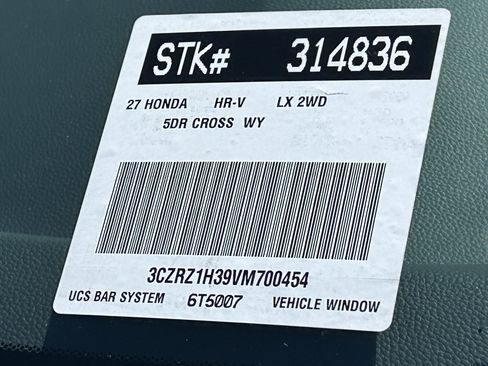 New 2027 Honda HR-V LX image 20