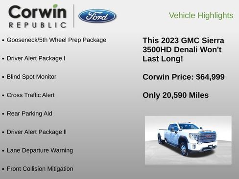 Used 2023 GMC Sierra 3500 Denali AWD/4WD image 6