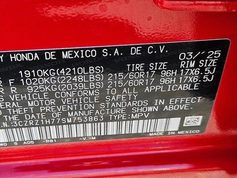 Used 2025 Honda HR-V EX-L image 24