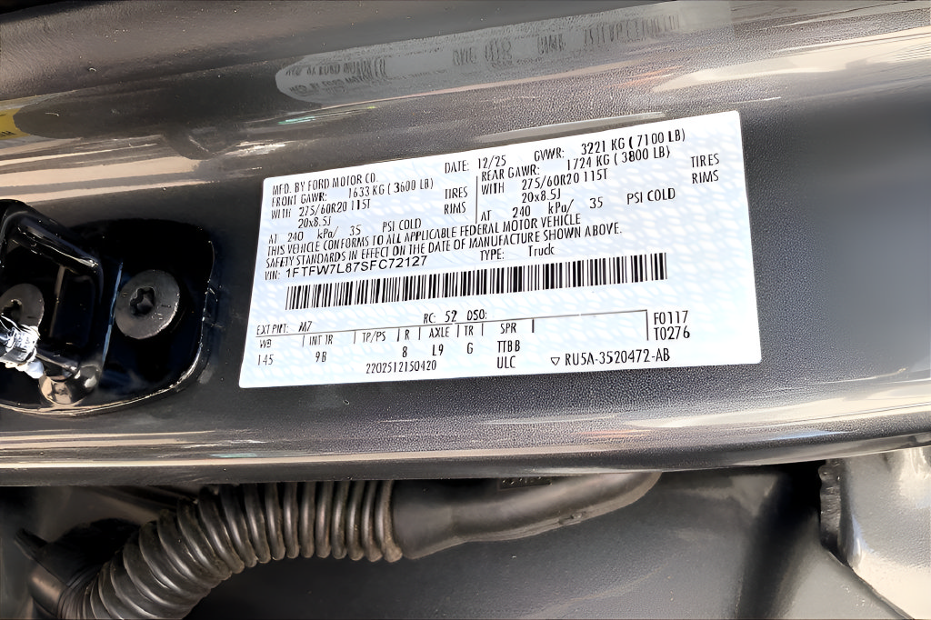 Used 2025 Ford F150 Platinum w/ Equipment Group 702A High AWD/4WD image 18