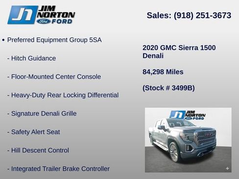 Used 2020 GMC Sierra 1500 Denali w/ Denali Premium Package AWD/4WD image 15