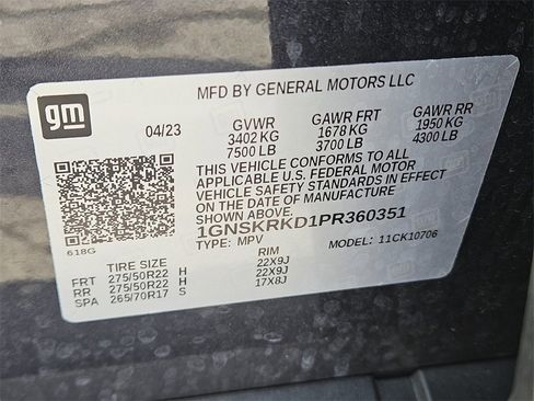 Used 2023 Chevrolet Tahoe RST w/ Luxury Package image 28