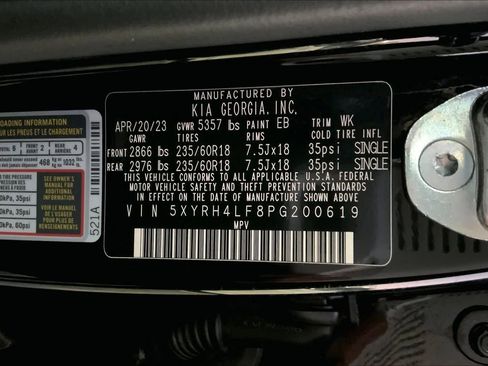 Used 2023 Kia Sorento EX w/ Panoramic Sunroof Package image 30