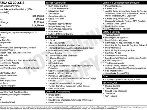 Certified 2023 MAZDA CX-30 AWD 2.5 S image 10