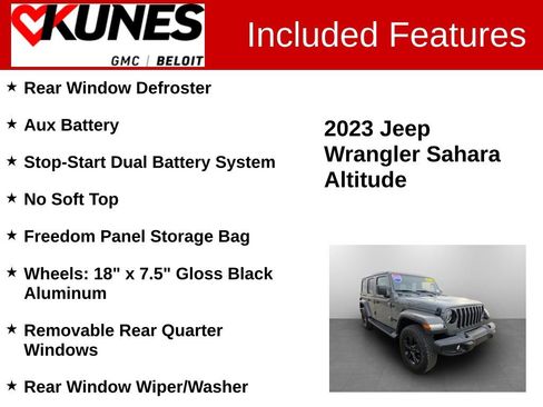 Used 2023 Jeep Wrangler Altitude image 3