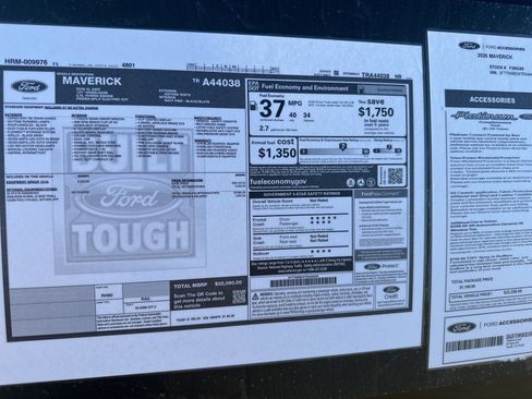 New 2026 Ford Maverick XL w/ Equipment Group 101A AWD/4WD image 10