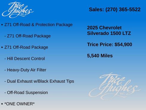 Used 2025 Chevrolet Silverado 1500 LTZ w/ LTZ Premium Package AWD/4WD image 14