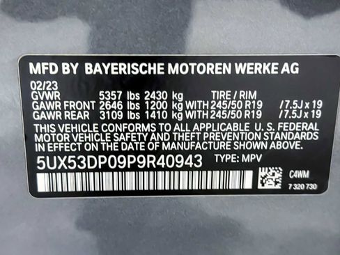 Used 2023 BMW X3 xDrive30i w/ Premium Package image 30