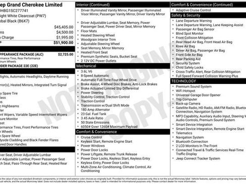 Used 2025 Jeep Grand Cherokee Limited w/ Black Appearance Package image 43