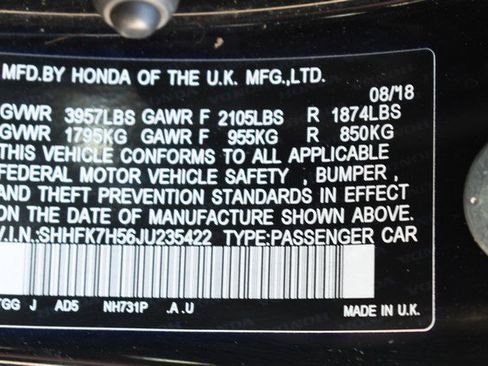 Used 2018 Honda Civic EX image 34