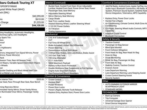 Used 2023 Subaru Outback Touring XT image 4