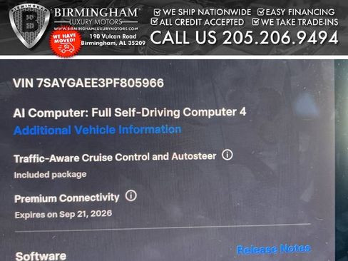 Used 2023 Tesla Model Y Long Range AWD/4WD image 2
