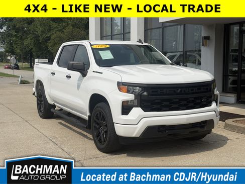 Used 2023 Chevrolet Silverado 1500 Custom w/ LPO, Dark Essentials Package AWD/4WD image 1