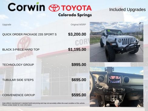 Used 2018 Jeep Wrangler Unlimited Sport S AWD/4WD image 4