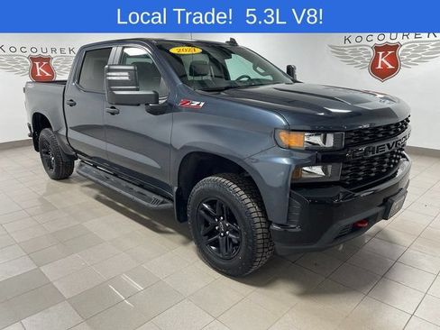 Used 2021 Chevrolet Silverado 1500 Custom Trail Boss AWD/4WD image 1
