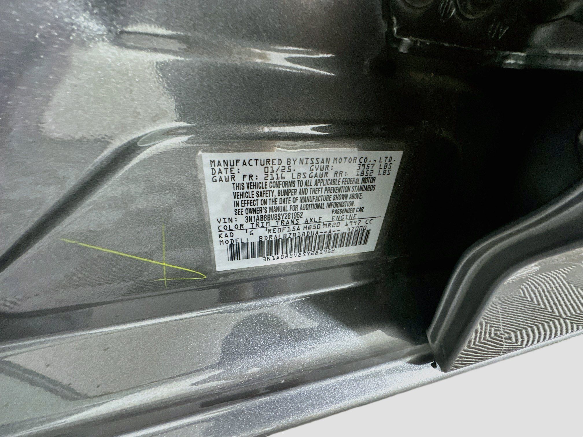 Used 2025 Nissan Sentra S FWD image 12