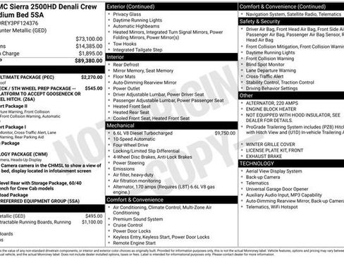 Used 2023 GMC Sierra 2500 Denali w/ Denali Ultimate Package AWD/4WD image 5