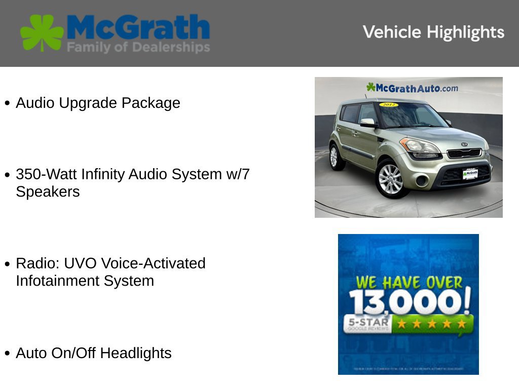 Used 2012 Kia Soul + w/ Audio Pkg FWD image 5