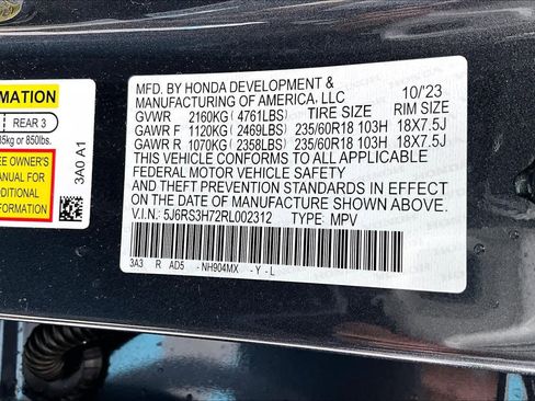 Certified 2024 Honda CR-V EX-L image 33