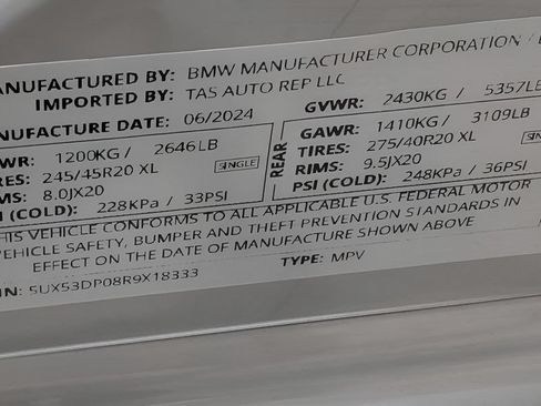 Used 2024 BMW X3 xDrive30i AWD/4WD image 13