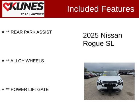 Used 2025 Nissan Rogue SL w/ SL Premium Package FWD image 4