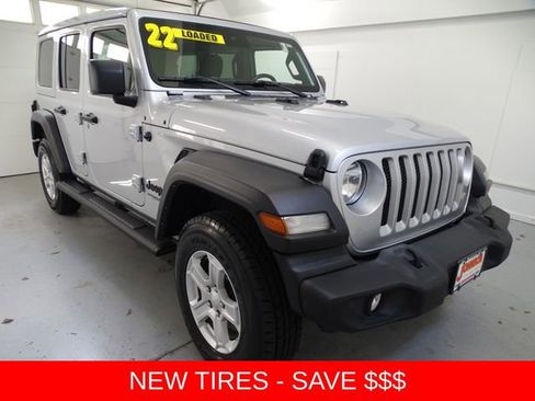 Certified 2022 Jeep Wrangler Unlimited Sport w/ Sun And Sound Package image 1