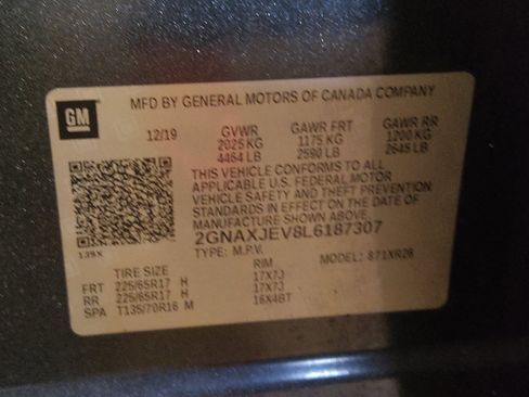 Used 2020 Chevrolet Equinox LT w/ LPO, Floor Liner Package image 33