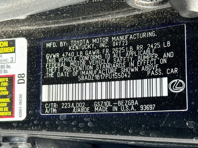 Used 2023 Lexus ES 350 w/ Premium Package FWD image 20