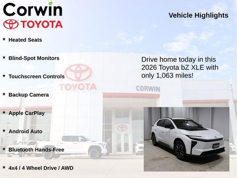Used 2026 Toyota bZ image 6