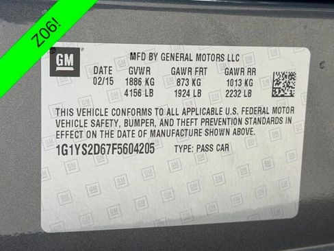 Used 2015 Chevrolet Corvette Z06 w/ 2LZ Preferred Equipment Group image 23