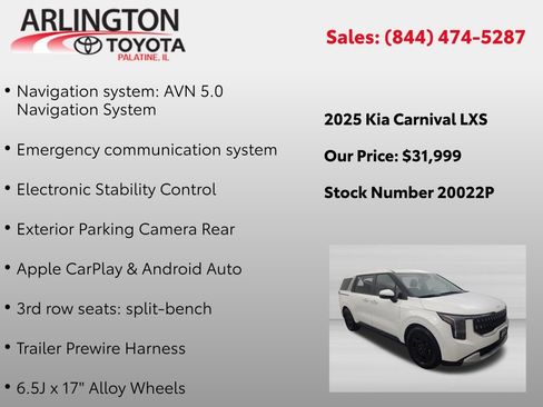 Used 2025 Kia Carnival FWD image 2