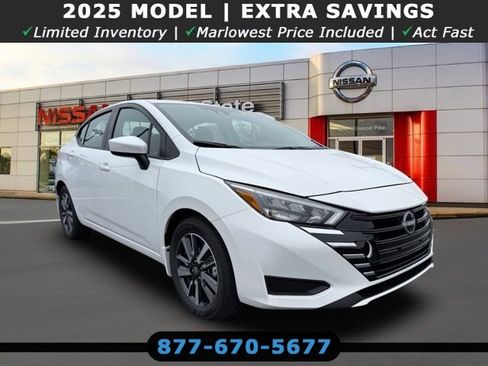 New 2025 Nissan Versa SV w/ Trunk Package FWD image 1