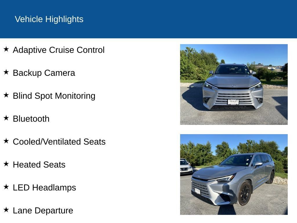 Used 2024 Lexus TX 350 AWD w/ Cold Weather Package image 2