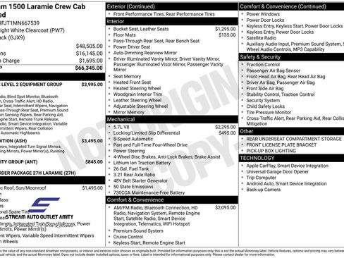 Used 2021 RAM 1500 Laramie image 50