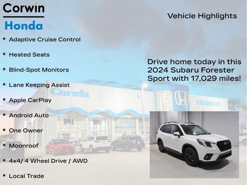 Used 2024 Subaru Forester Sport AWD/4WD image 6