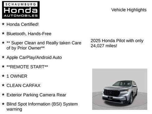 Used 2025 Honda Pilot EX-L image 14