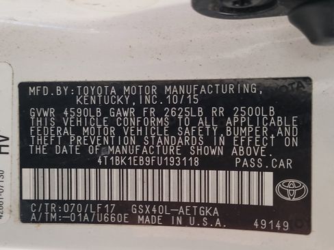 Used 2015 Toyota Avalon XLE Premium image 33